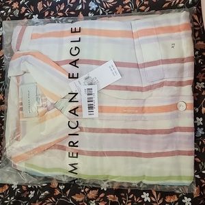 American Eagle Go Big Oversized Shirt - XS